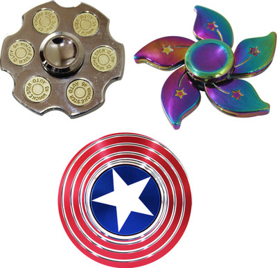 

Toys Factory Set Of 3 Combo spinner-TFNS0091(Multicolor)