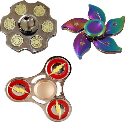 

Toys Factory Set Of 3 Combo spinner-TFNS0092(Multicolor)
