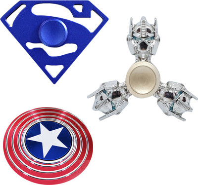 

Toys Factory Set Of 3 Combo spinner-TFNS00104(Multicolor)