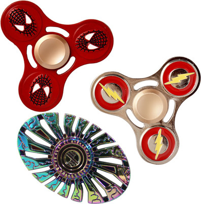 

Toys Factory Set Of 3 Combo spinner-TFNS00113(Multicolor)