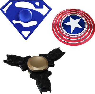 

Toys Factory Set Of 3 Combo spinner-TFNS00103(Multicolor)