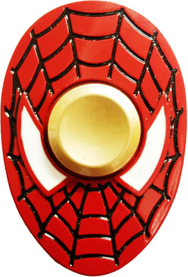 

Smart Fidget Spiderman Rare Face Metal Hand Spinner Fidget Stress Reducer Anti Anxiety for Children / Adults(Red, Gold)