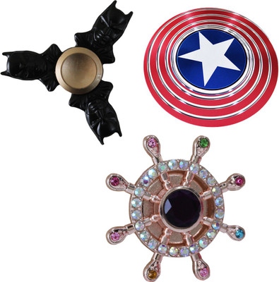 

Toys Factory Set Of 3 Combo spinner-TFNS0089(Multicolor)