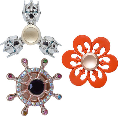 

Toys Factory Set Of 3 Combo spinner-TFNS00124(Multicolor)