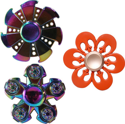 

Toys Factory Set Of 3 Combo spinner-TFNS00125(Multicolor)