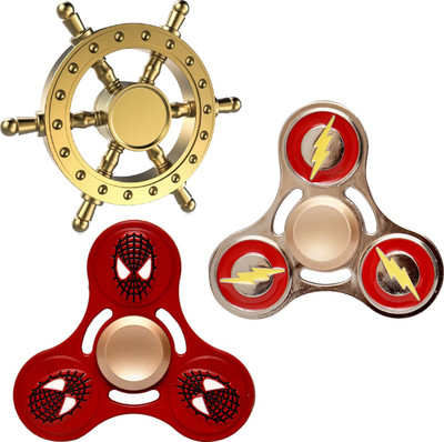 

Toys Factory Set Of 3 Combo spinner-TFNS00112(Multicolor)