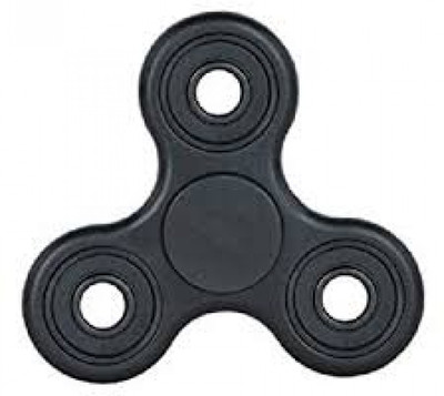 

PRiQ Hand Fidget Spinner | Anti Stress | with Solid Base Bearing, Color-Black(Black)