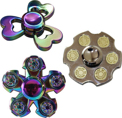 

Toys Factory Set Of 3 Combo spinner-TFNS00116(Multicolor)