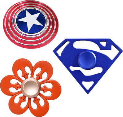 

Toys Factory Set Of 3 Combo spinner-TFNS00105(Multicolor)