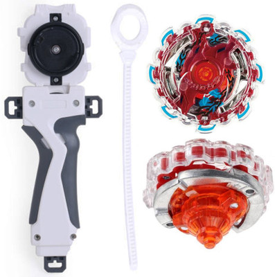 

Apurbas Beyblade BURST B-07 Booster Kerbeus Wing Fusion With Launcher Grip(Maroon)