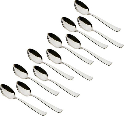 

Sayee Table Spoon Shining Stainless Steel Spoon Stainless Steel Cooking Spoon Set(Pack of 11)