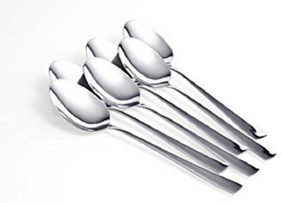 

Sayee Table Spoon Shining Stainless Steel Spoon Stainless Steel Ice-cream Spoon Set(Pack of 6)