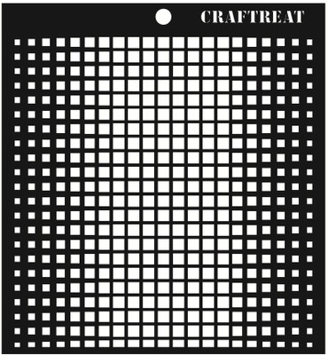 

CrafTreat Ombre Square Stencil Stencil(Pack of 1, 6"x6")