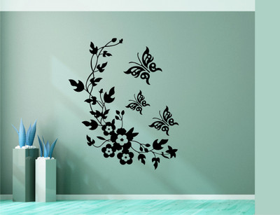

Smart Wall Guru  Adhesive Sticker Sticker(Pack of 1, Black