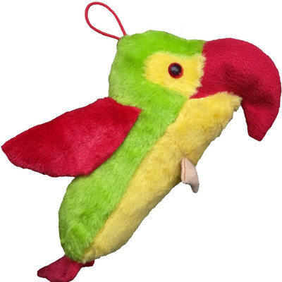 COST TO COST Soft Toy Green Parrots - 27 cm(Green)