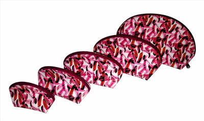 

ACE TRENDS Cosmetic Pouch(Pink), Black