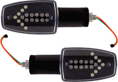 

Autofy Side LED Indicator Light for Hero Splendor Plus(White, Orange)