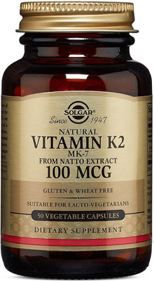 

Solgar Naturally Sourced Vitamin K2 MK-7 100 Mcg - 50 Nos(50 No)