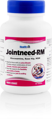 

HealthVit Jointneed-RM Glucosamine, Rose Hip, MSM 60 Tablets(60 No)