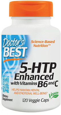 

Doctor's Best 5-HTP Enhanced with Vitamins B6 and C -120 Nos(120 No)