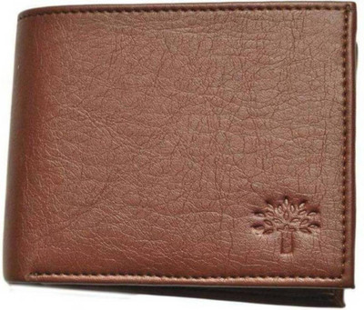

N R CREATION Men Brown Genuine Leather Wallet(5 Card Slots)