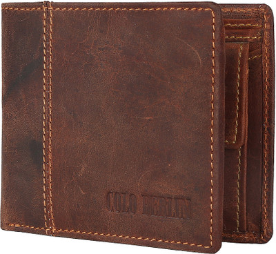 

Colo Berlin Men Brown Genuine Leather Wallet(7 Card Slots)