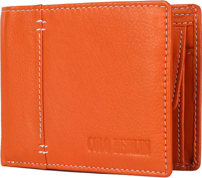 

Colo Berlin Men Tan Genuine Leather Wallet(9 Card Slots)