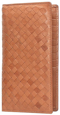 

Brune Women Tan Genuine Leather Wallet(15 Card Slots)