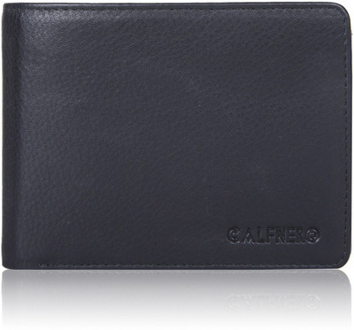 

Calfnero Men Black Genuine Leather Wallet(8 Card Slots)
