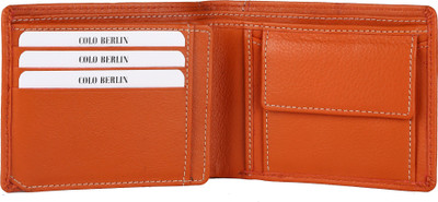 

Colo Berlin Men Tan Genuine Leather Wallet(7 Card Slots)