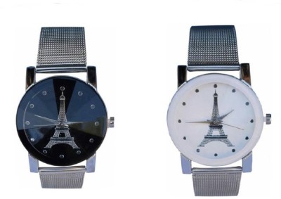 paras stylish steel belt combo QR576 Watch  - For Women   Watches  (Paras)