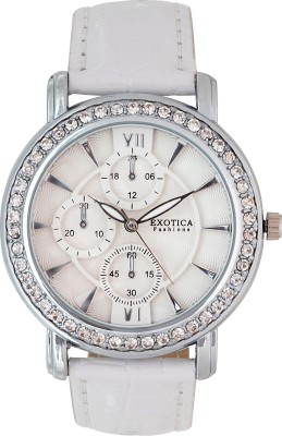 Exotica Fashion RB-EF-70-Crono-2-White Analog Watch  - For Girls   Watches  (Exotica Fashion)
