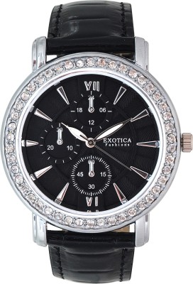 Exotica Fashion RB-EF-70-Crono-2-Black Analog Watch  - For Girls   Watches  (Exotica Fashion)