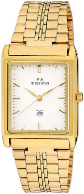 Maxima 06092CMGY Gold Analog Watch  - For Men   Watches  (Maxima)