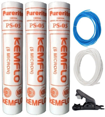 

BalRama RO Pipe Tubing 1/4inch 3mtr White forRO UV UF Water Purifiers Solid Filter Cartridge(5, Pack of 6)