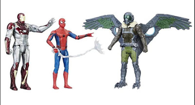 

Hasbro Marvel Spider-man Homecoming 6"Action Figure 3- Pack(Multicolor)