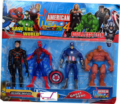 

Origin Avengers Hero Collection Of 4(Multicolor)