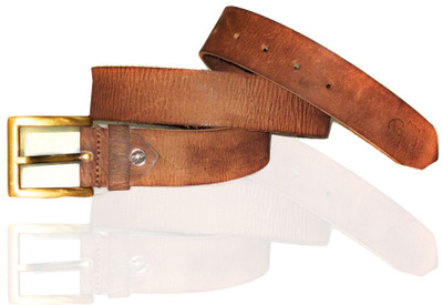 

ARUNITA Men Casual Tan Genuine Leather Belt, Camel