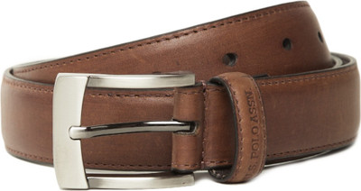 

U.S. Polo Assn Men Casual Brown Genuine Leather Belt
