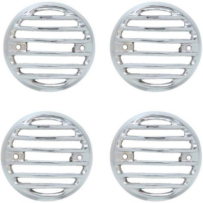 

Ride Crafters Silverindicator Bike Headlight Grill(Silver)