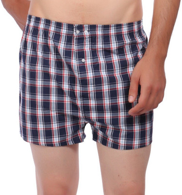 Semantic Checkered Men Boxer