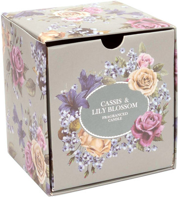 

Scrafts Lily Blossom Candle Candle(Grey, Pack of 1)