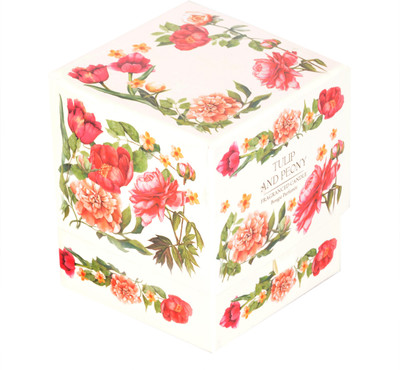 Scrafts Tulip Candle(White, Pack of 1)