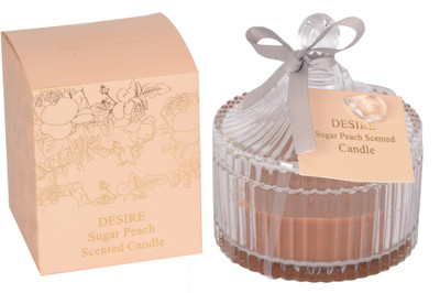 

Scrafts Peach Candle Candle(Brown, Pack of 1)