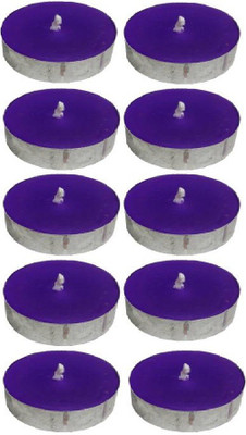 

Decore Craft Purple Smokeless Tealight Candles Pack Of 40 Candle Purple Candle Candle(Purple, Pack of 40)