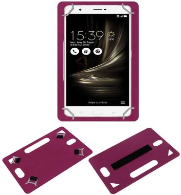 ACM Back Cover for Asus Zenfone 3 Ultra Zu680kl Back Hand Leather Case(Pink, Grip Case, Pack of: 1)