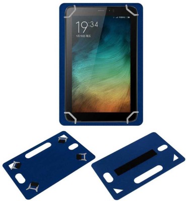 ACM Back Cover for Micromax Canvas Tab P701 7 inch Back Hand Leather Case(Blue, Grip Case, Pack of: 1)