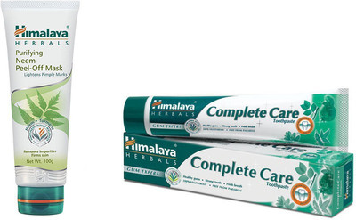 

Himalaya Purifying Neem Peel Off Mask, Toothpaste(Set of 2)