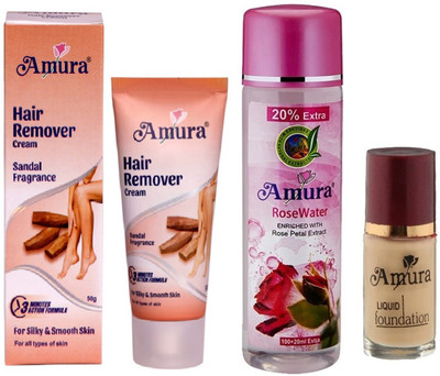 

Amura Cosmetics Makeup Combo 5 (Set of 3)(Set of 3)