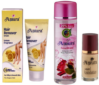 

Amura Cosmetics Makeup Combo 3 (Set of 3)(Set of 3)